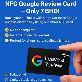 Nfc Google Review Card – Only 7 Bhd!
